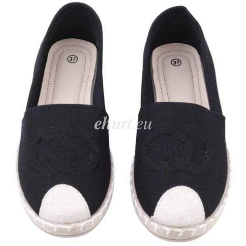 Balerinki damskie 7AF106A-3.BLACK (36/41,12par)