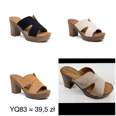 Klapki damskie JN337.KOLORDOWYBORU (36/41,12par)