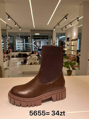 Botki damskie  7A5655.BROWN  (36/41,12par)