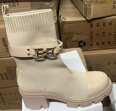 Botki damskie RXJ180.KHAKI (36/41,12par)