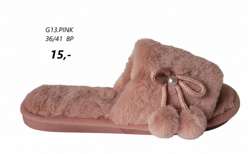 Kapcie damskie G13.PINK (36/41,8par)