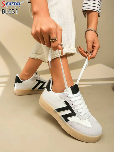 Buty sportowe damskie BL631.WHITE (36/41,12par)