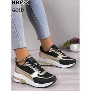 Buty sportowe damskie 7ANB638.GOLD (36/41,12par)