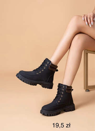 Trzewiki damskie LG677.BLACK (36/41,12par)