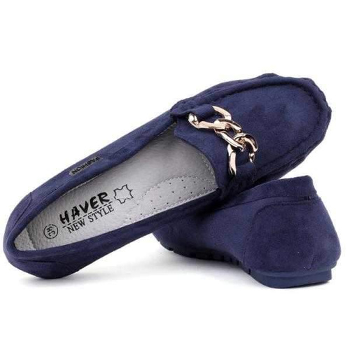 Mokasyny damskie MH12T-4.NAVY (41/43,10par)