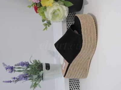 Klapki damskie 7AAM05.BLACK (36/41,12par)