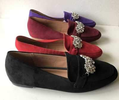 Balerinki damskie 7ALCL11.BLACK, RED, BORDO, PURPLE (36/41, 12par)