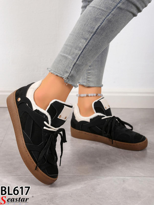 Buty sportowe damskie 7ABL617.BLACK (36/41,12par)