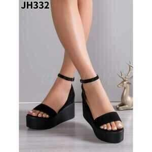 Sandały damskie  7AJH332.BLACK  (36/41,12par)
