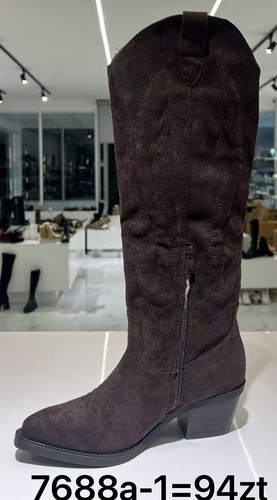 Kozaki damskie 7688A-1.BROWN (36/41,12par)