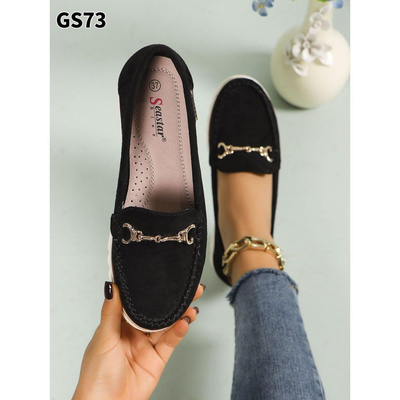 Mokasyny damskie GS73.BLACK (36/41,12par)