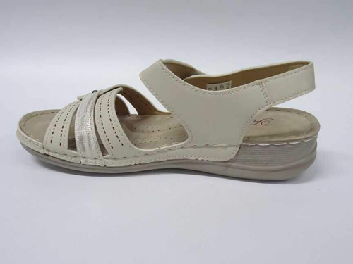 Sandały damskie 7A21004-4.BEIGE (36/42,12par)