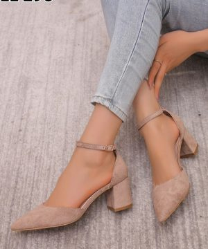 Czółenka damskie 7ALL298.KHAKI (36/41,12par)