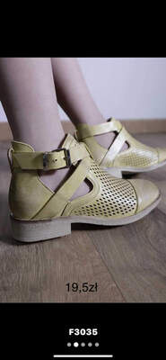Botki damskie  7AF3035.KHAKI  (36/41,12par)
