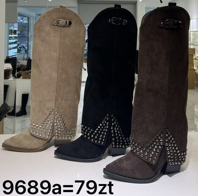 Kozaki damskie 9689.KOLORDOWYBORU (36/41,12par)