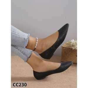 Balerinki damskie  7ACC230.BLACK (36/41,12par)