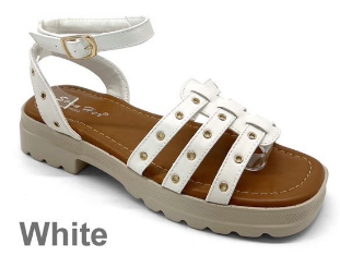 Sandały damskie  7A925-10.WHITE  (36/41,12par)