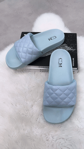 Klapki damskie 7A2068.BLUE (36/41,12par)