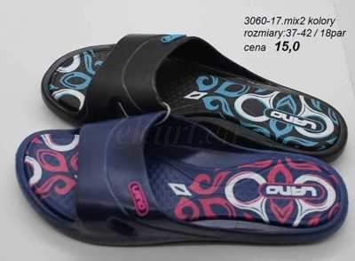 Klapki damskie 7A3060-17.MIX (37/42,18par)