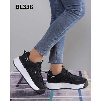 Buty sportowe damskie 7ABL338.BLACK (36/41,12par)