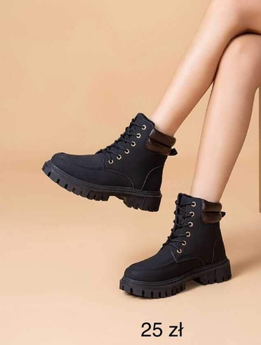 Trzewiki damskie LG677.BLACK (36/41,12par)