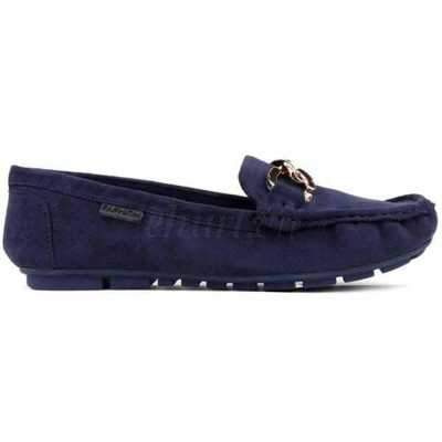 Mokasyny damskie MH12T-4.NAVY (41/43,10par)