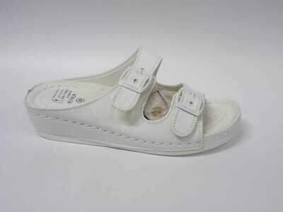 Klapki damskie 7AY508-2.WHITE (36/42,12par)