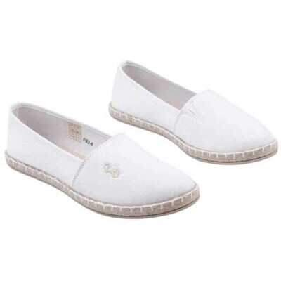 Balerinki damskie 7AF93-6.WHITE (36/41,12par)