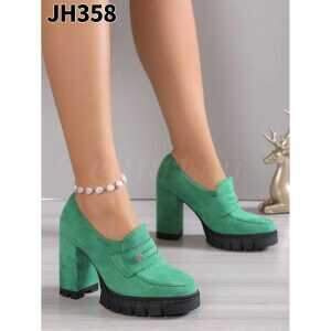 Półbuty damskie  7AJH358.GREEN    (36/41,12par)