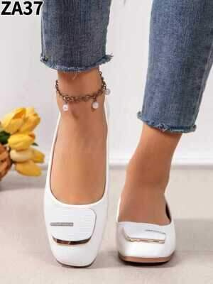 Balerinki damskie 7AZA37.WHITE (36/41,12par)