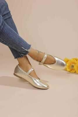 Balerinki damskie T611.GOLD (36/41,12par)
