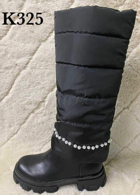 Kozaki damskie ocieplane 7AK325.BLACK (36/41,12par)