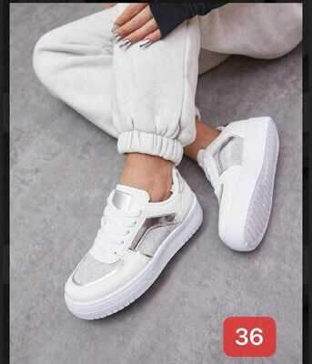 Buty sportowe damskie 7AKY36-41.WHITE (36/41,12par)