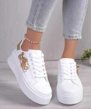 Buty sportowe damskie 7ALA288.GOLD (36/41,12par)