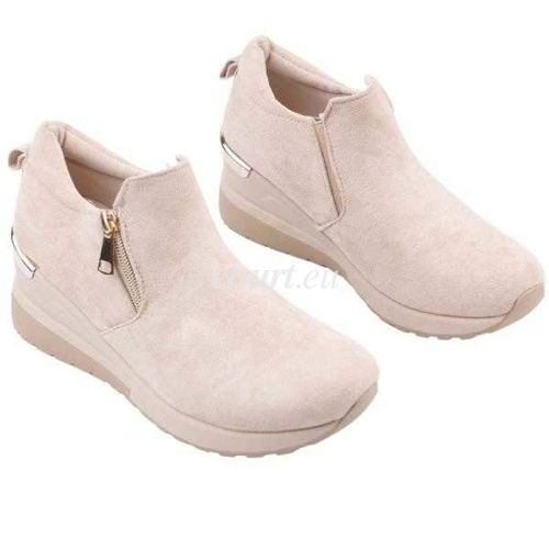 Botki damskie  7AB897-3.BEIGE  (36/41,12par)