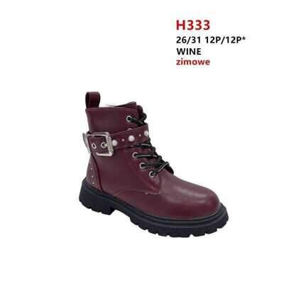 Botki dziewczęce 3AHH333.WINO (26/31,12par)