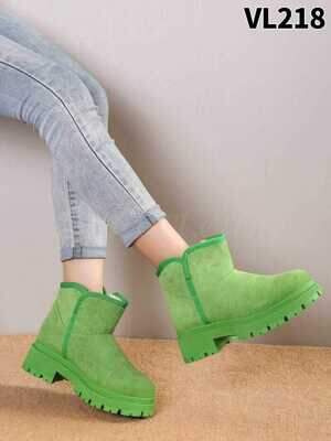 Botki damskie 7AVL218.GREEN (36/41,12par)
