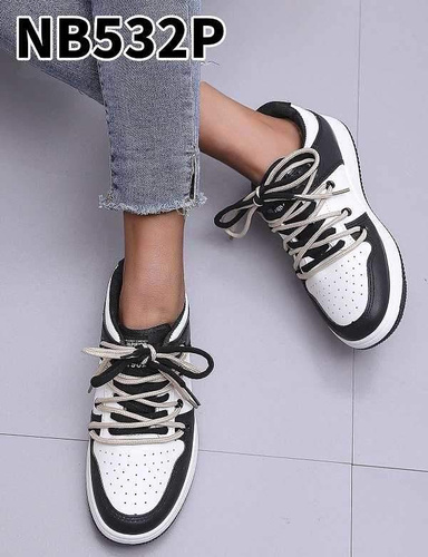 Buty sportowe damskie 7ANB532.BLACK/WHITE (36/41,12par)