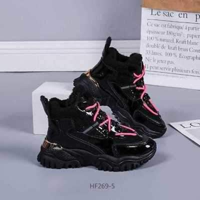 Buty sportowe damskie 7AHF269-5.BLACK/PINK (36/41,12par)
