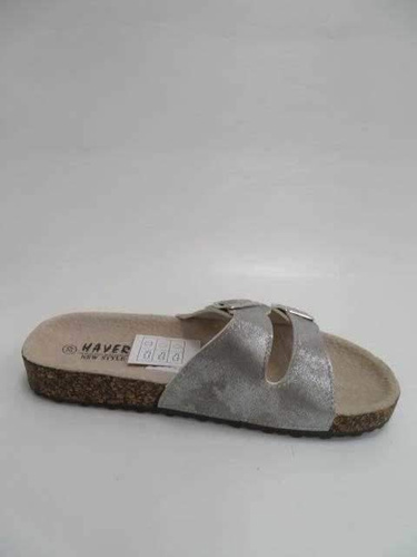 Klapki damskie DE31-7.SILVER (36/41,12par)