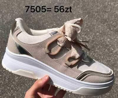 Buty sportowe damskie 7A7505.BEIGE   (36/41,12par)