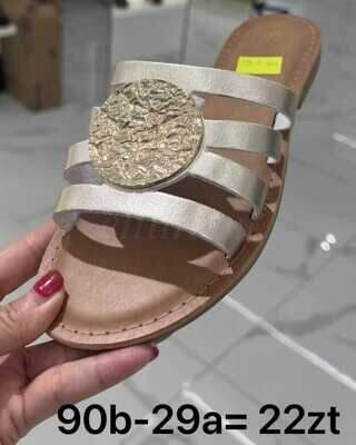 Klapki damskie 7A90B-29A.GOLD (36/41,12par)