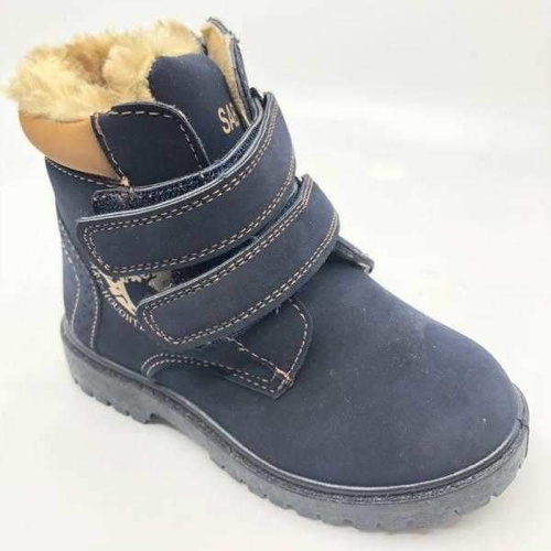 Trzewiki chłopięce 5AC1713A-4.BLUE/CAMEL (31/36,8par)
