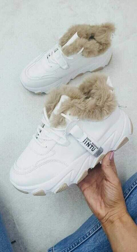 Buty sportowe damskie YK109-9A.WHITE (36/41,12par)