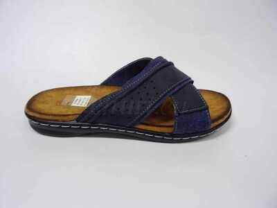 Klapki męskie 9AJK3688-5.BLUE (40/46,12par)