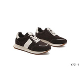 Buty sportowe damskie Y701-1.BROWN (36/41,8par)