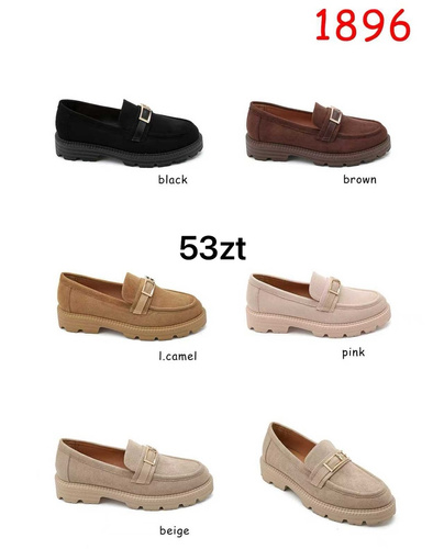 Półbuty damskie 1896.KOLORDOWYBORU (36/41,12par)