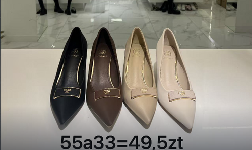 Czółenka damskie 7A55A33.BEIGE (36/41,12par)