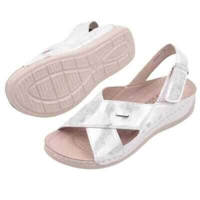 Sandały damskie DE994-7.SILVER (36/41,12par)