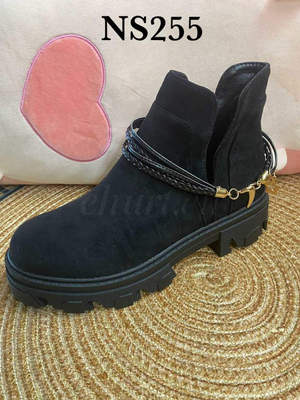 Botki damskie 7ANS255.BLACK (36/41,12par)